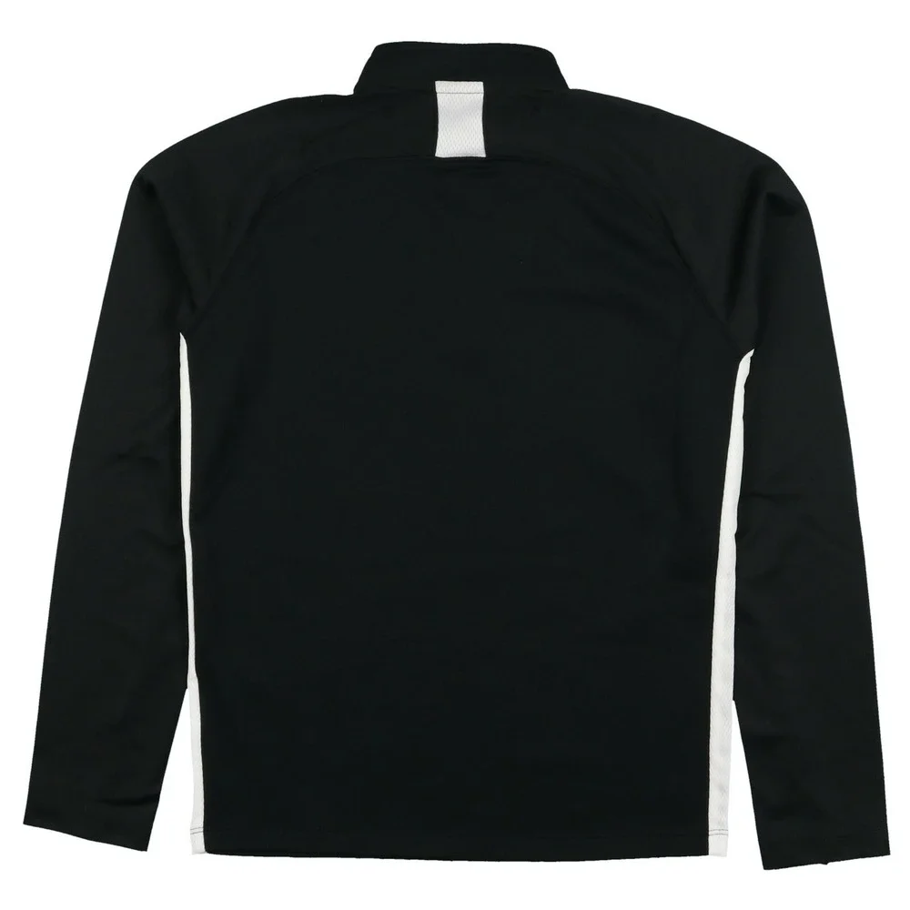 NIKE Youth Dry Academy 19 Drill Top 1/4 Zip Soccer Pullover Black AJ9273-010 S